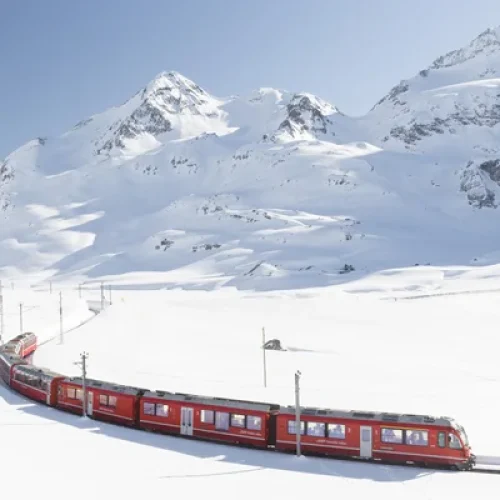 Day Trip from Bergamo to St. Moritz with the Bernina Express